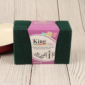 Popular products 10pcs kitchen dish washing <em>scouring</em> <em>pad</em> set