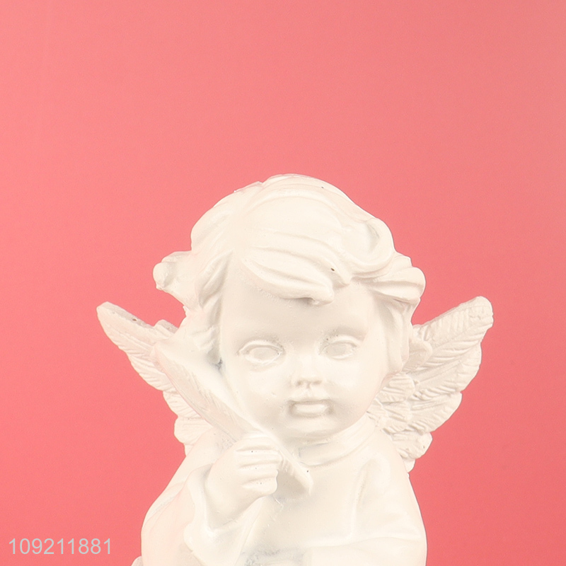 Yiwu market home decor desktop decor angle figure statue for sale