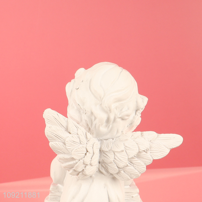 Yiwu market home decor desktop decor angle figure statue for sale