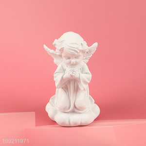 Good quality home decor resin crafts angle figure statue for sale