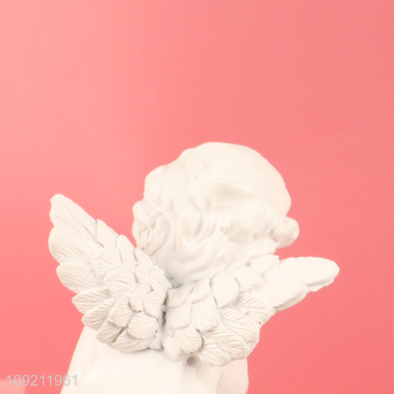 Most popular home decor desktop decor angle figure statue resin crafts