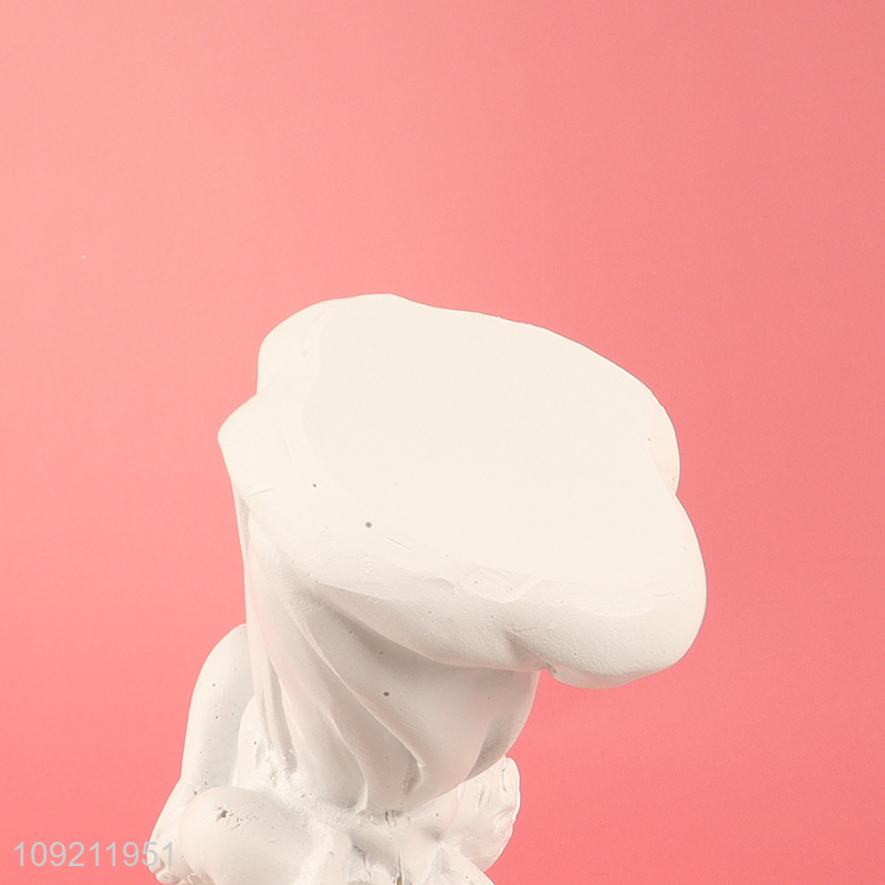 Top quality home decor resin crafts angle figure statue for sale