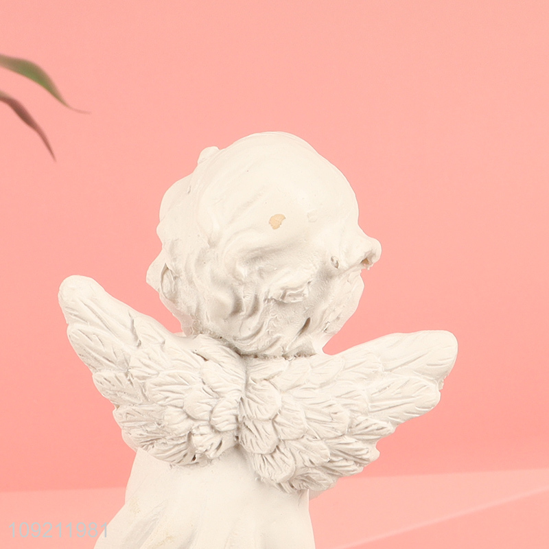 Good price desktop decor resin crafts angle figure statue for sale