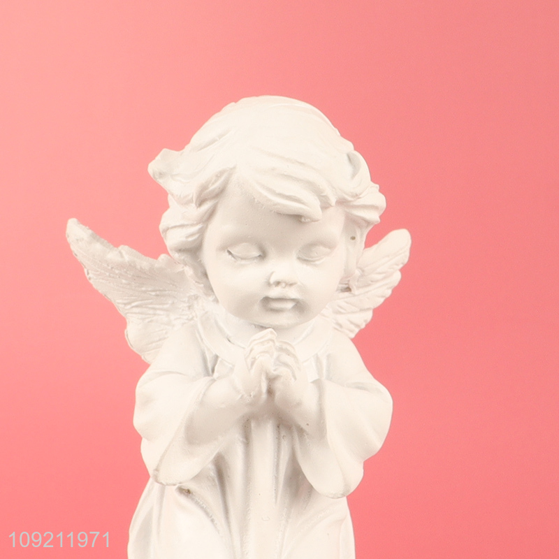 Good quality home decor resin crafts angle figure statue for sale