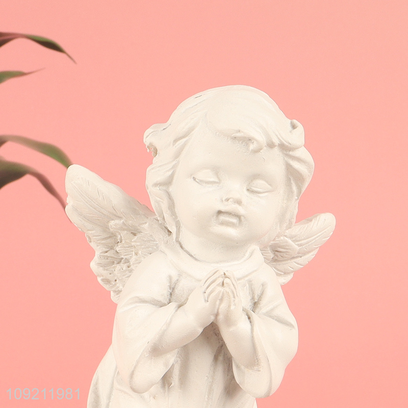 Good price desktop decor resin crafts angle figure statue for sale