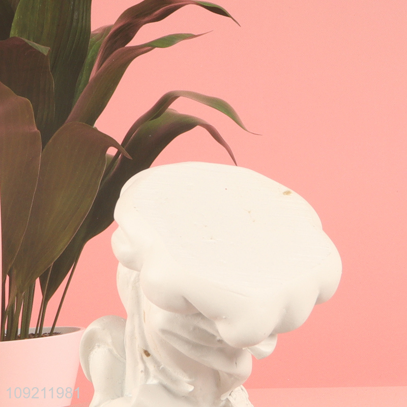 Good price desktop decor resin crafts angle figure statue for sale