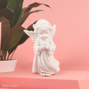 Best quality home decor resin crafts angle figure statue for sale