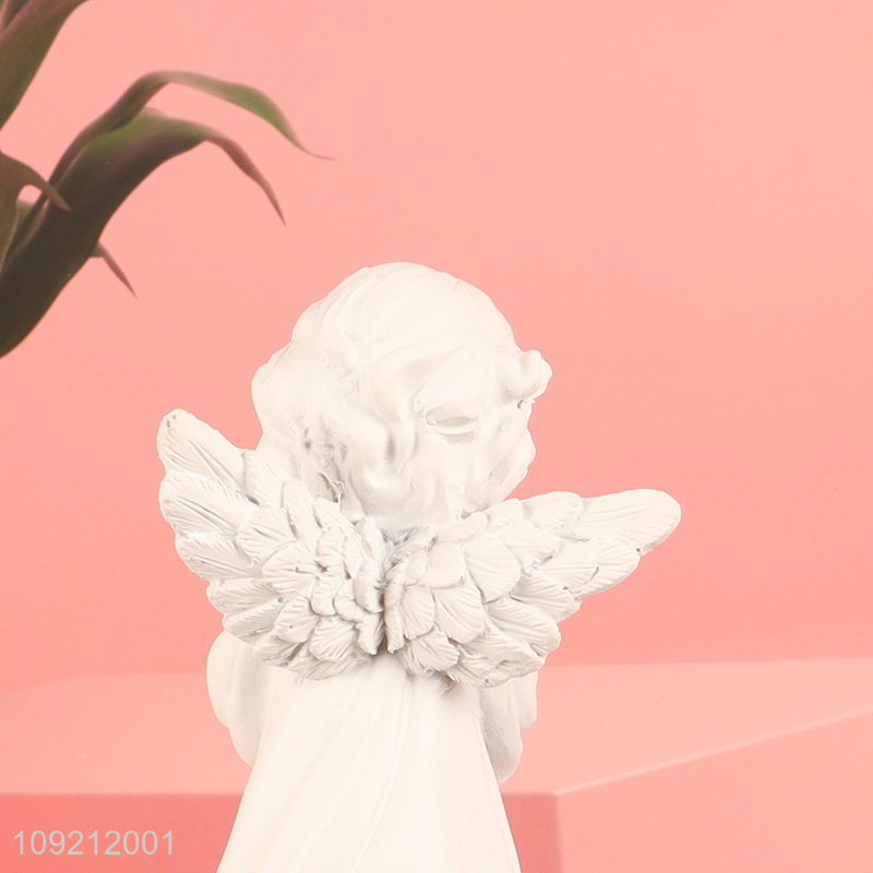 Best quality home decor resin crafts angle figure statue for sale