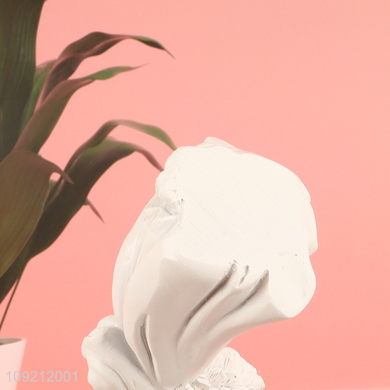 Best quality home decor resin crafts angle figure statue for sale