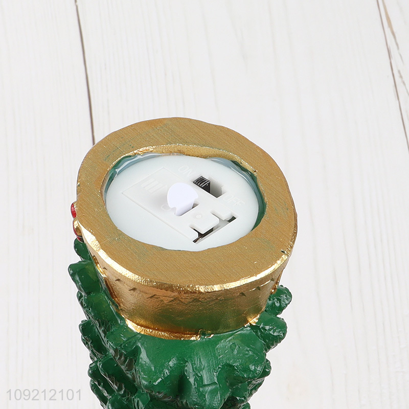 Top quality mini christmas tree figurine for home ornaments