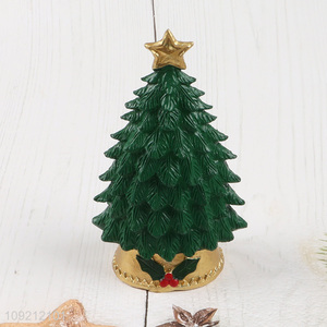 Top quality mini christmas tree figurine for home ornaments
