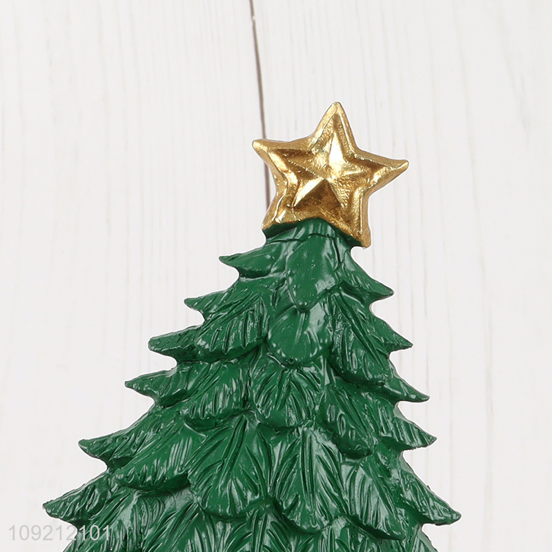 Top quality mini christmas tree figurine for home ornaments