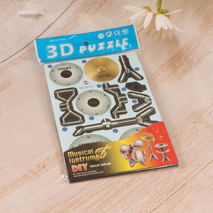 Top selling musical instrument series kids 3d puzzle toys jigsaw toys