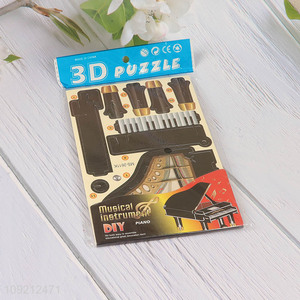 Factory price diy musical instrument 3d puzzle toys jigsaw toys for sale