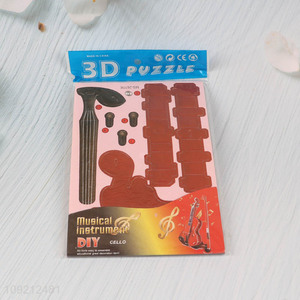 Best selling children musical instrument 3d puzzle toys jigsaw toys
