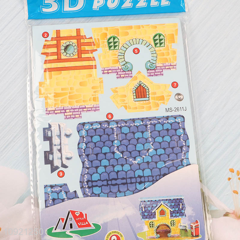 High quality children 3d puzzle toys jigsaw toys set for sale