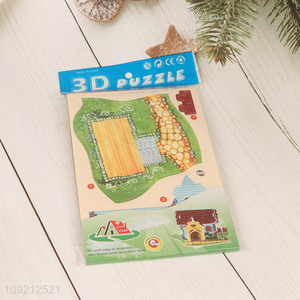 Factory supply children diy 3d puzzle toys jigsaw toys