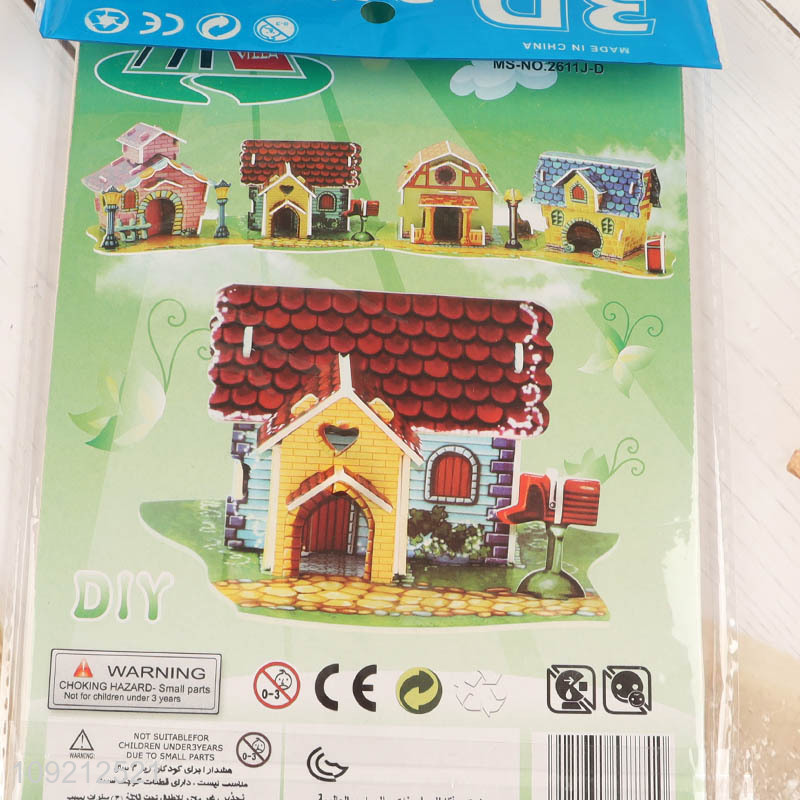 Factory supply children diy 3d puzzle toys jigsaw toys