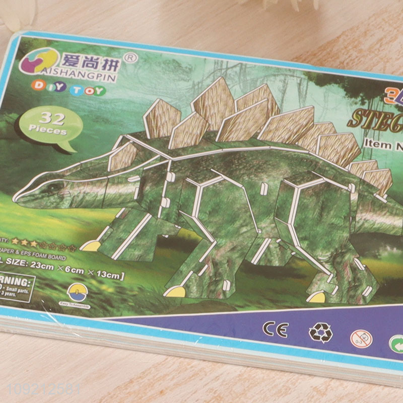 Popular products dinosaur series 3d puzzle toys jigsaw toys