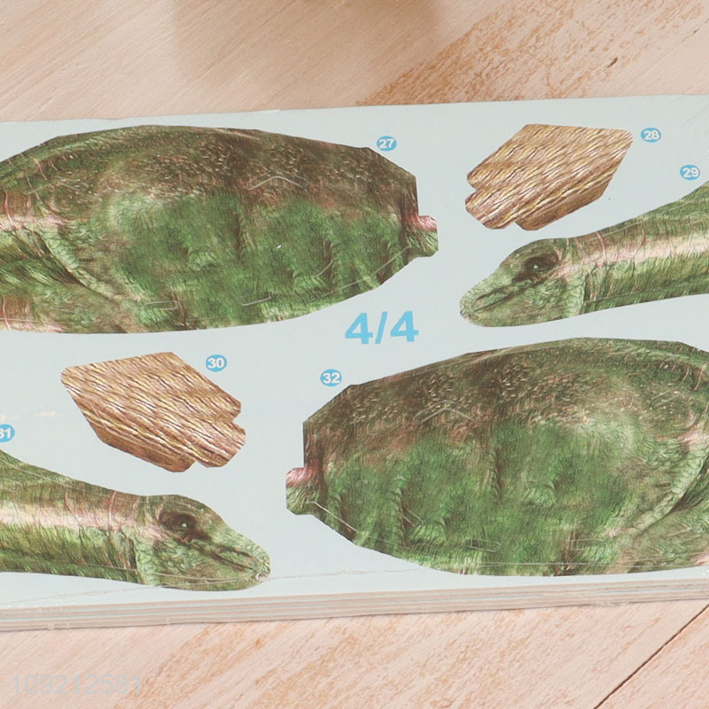 Popular products dinosaur series 3d puzzle toys jigsaw toys