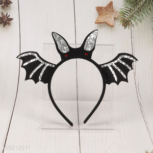 Hot selling Halloween party supplies bat hair hoop wholesale