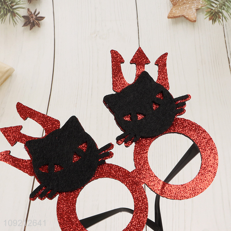 Best selling Halloween party supplies devil party glasses wholesale