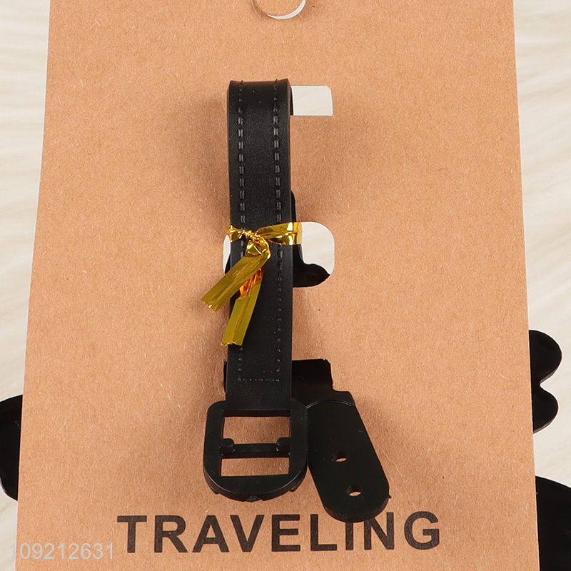 Popular products portable coconut tree shape luggage tag for sale