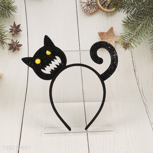New product black cat hair hoop Halloween hair accessories