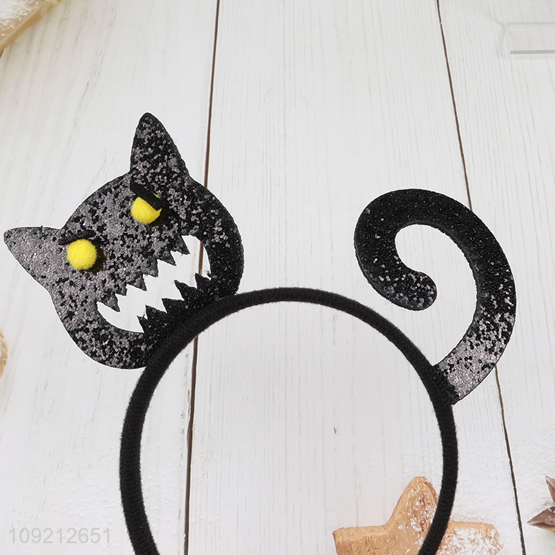 New product black cat hair hoop Halloween hair accessories