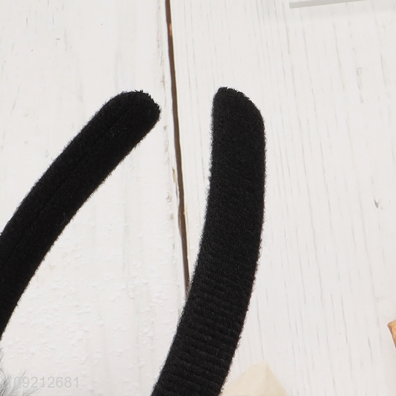 Yiwu market black Halloween supplies spider hair hoop hair decoration