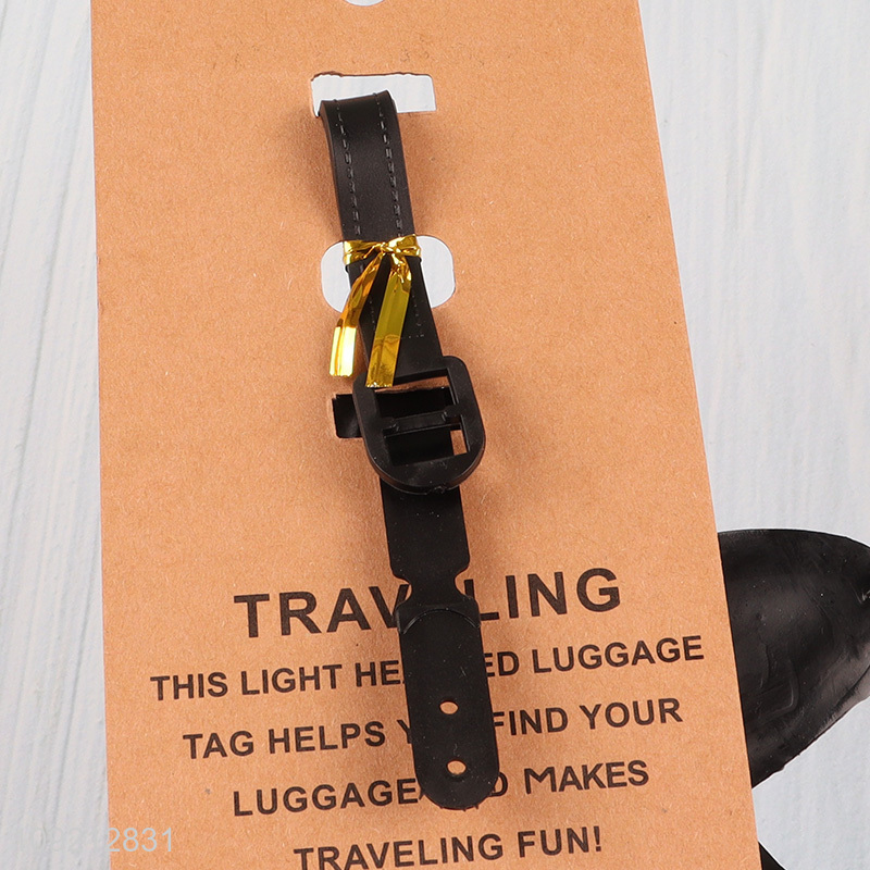 Good price hat shape portable pvc luggage tag for sale