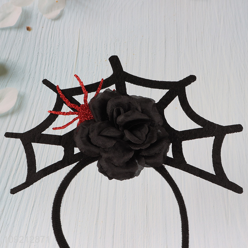 Hot products Halloween party supplies spider web hair hoop
