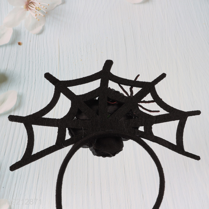 Hot products Halloween party supplies spider web hair hoop