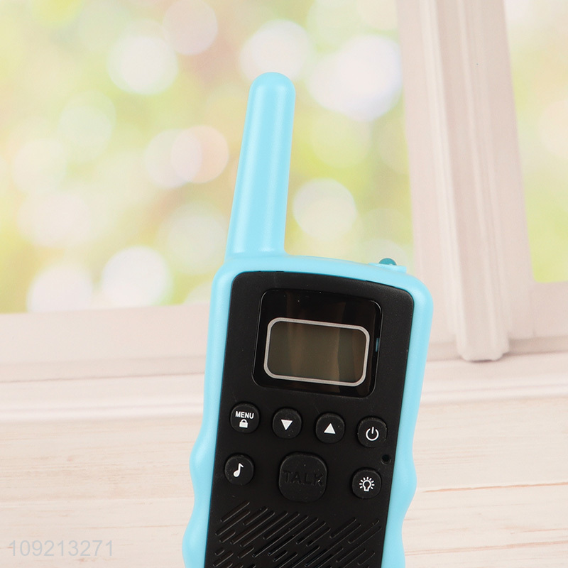 New product portable 2pcs travel walkie talkie set for sale