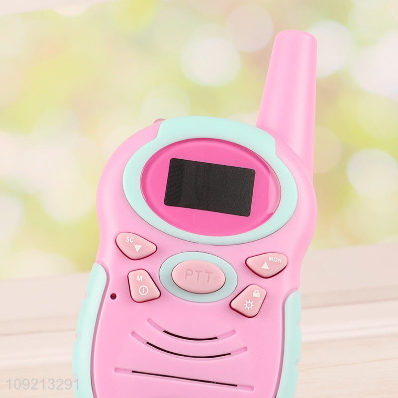China supplier 2pcs travel travel walkie talkie set for girls