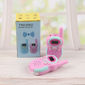 China supplier 2pcs travel travel walkie talkie set for girls