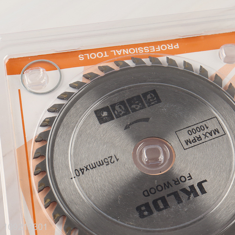 Wholesale 125mm*40T Circular Saw Blade for Cutting Wood Hardwood Plywood