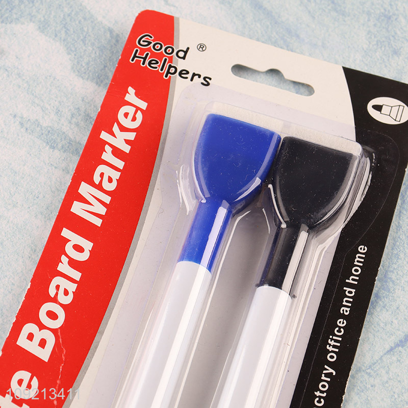 Good Quality 2 Pieces Magnetic Dry Erase White Board Markers with Erasers