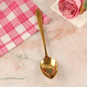 Good Quality Gold Metal Dinner Spoon Stainless Steel Table Spoon