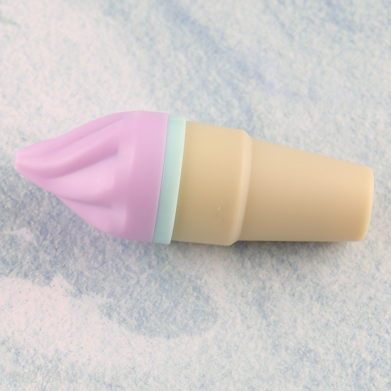 Hot Selling 6 Colors Cute Mini Highlighter Markers Ice Cream Highlighter Pens