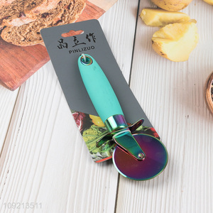 Popular products home kitchen stainless steel pizza cutter pizza wheel