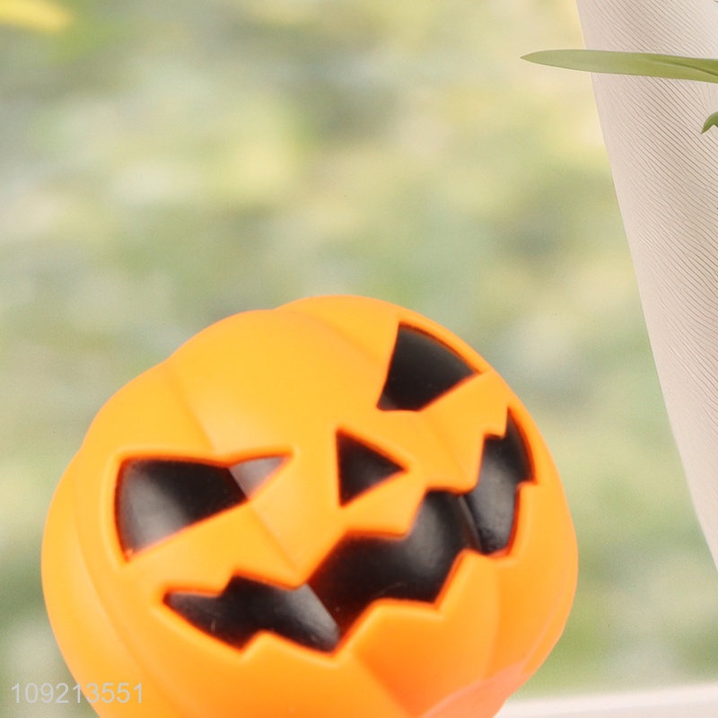 Top selling pumpkin shape soft tpr anti-stress toys squeeze toys vent toys