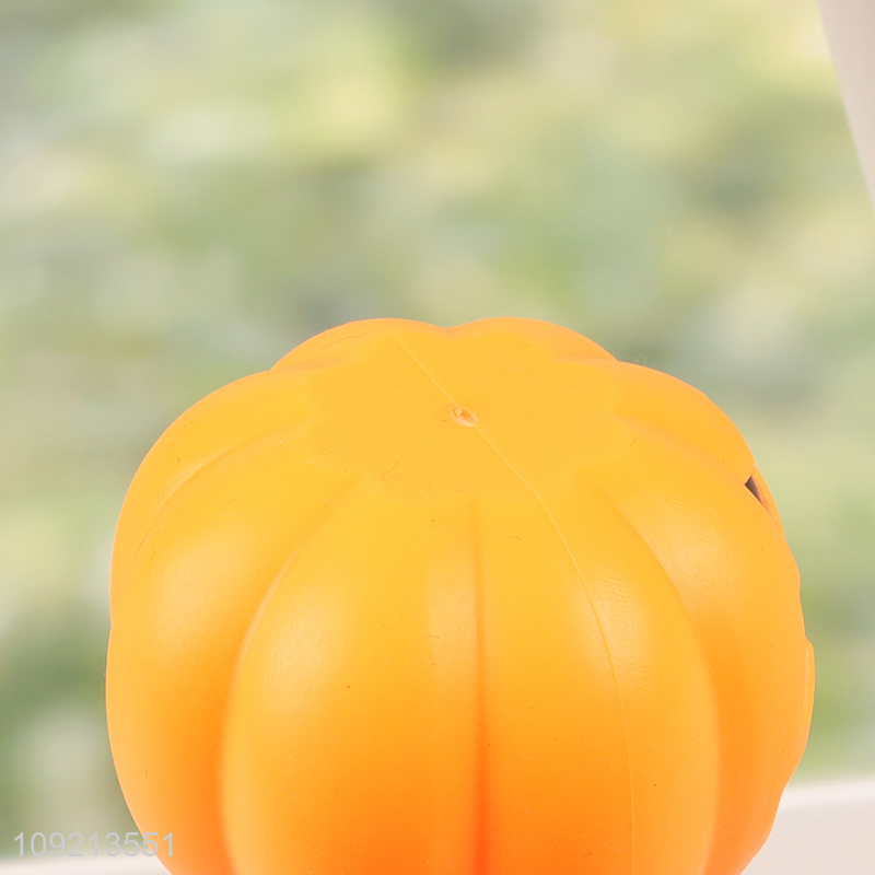 Top selling pumpkin shape soft tpr anti-stress toys squeeze toys vent toys