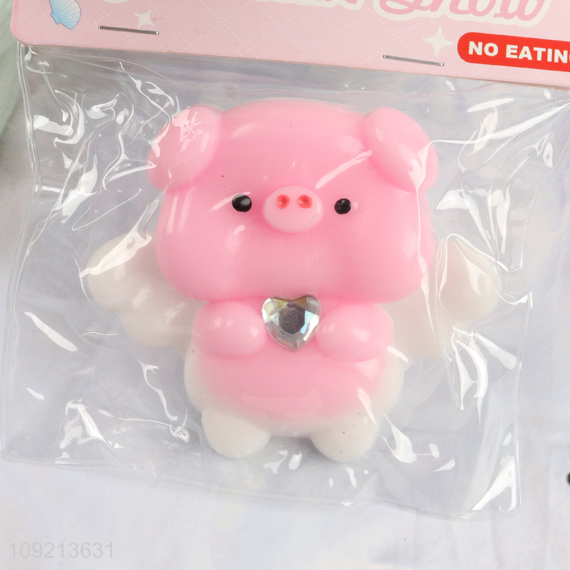 Top products pig shape tpr kids adult squeeze toys decompression toys
