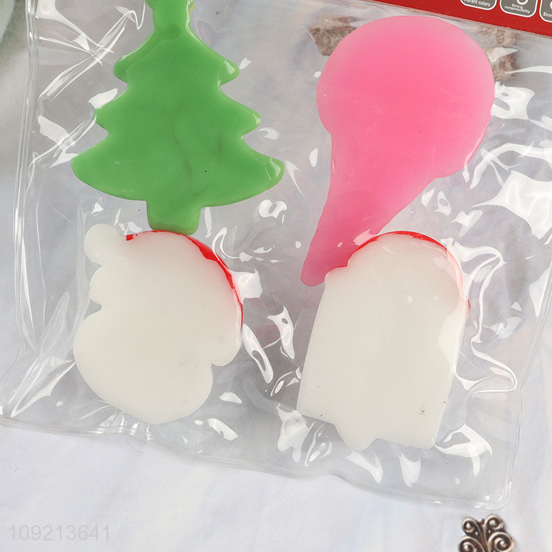 Factory price christmas series soft tpr squeeze toys decompression toys