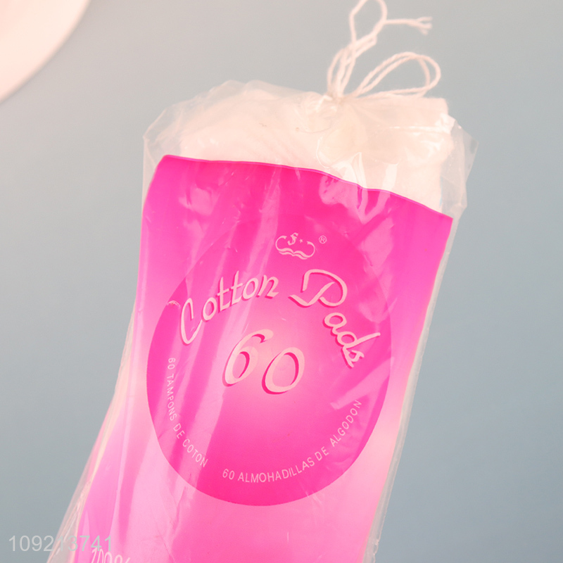 Online Wholesale 60 Pieces Round Cotton Pads Makeup Remover Pads