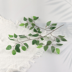 New Product Artificial Green Leaves for Wall Backdrop Decor