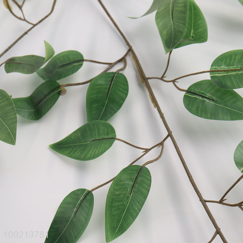 New Product Artificial Green Leaves for Wall Backdrop Decor