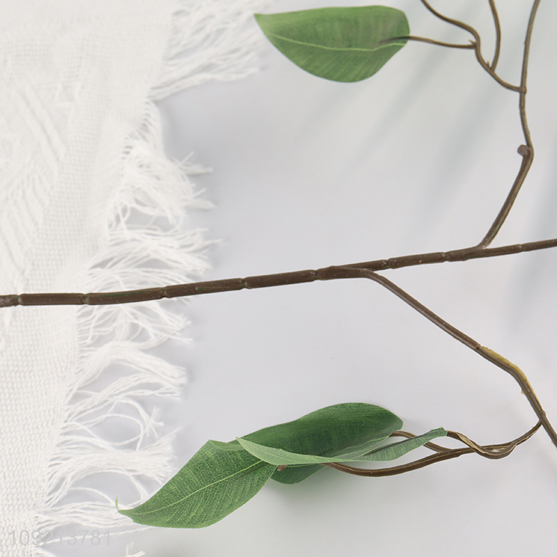 New Product Artificial Green Leaves for Wall Backdrop Decor