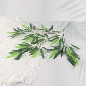 Factory Price Artificial Bamboo Tree Leaves for Wall Decor